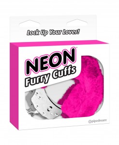 esposas-neon-furry-cuffs fucsias en cajas